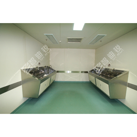 不锈钢医用洗手池外观美观，经久耐用